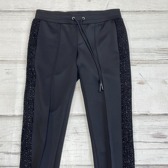 Pam & Gela Pants Women's SP Small Petite Black Pull On Skinny - Picture 4 of 11